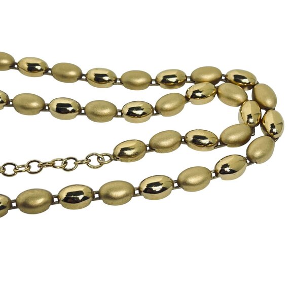 Vintage Gold Tone Oval Link Necklace (5697) - Picture 7 of 9